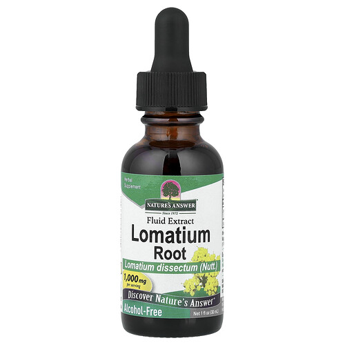 Nature's Answer, Lomatium-Wurzel, Flüssigextrakt, alkoholfrei, 30 ml (1 fl oz)