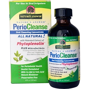 Nature's Answer, PerioBrite Cleanse, Oral Cleansing Concentrate, Coolmint, 4 fl oz (120 ml)