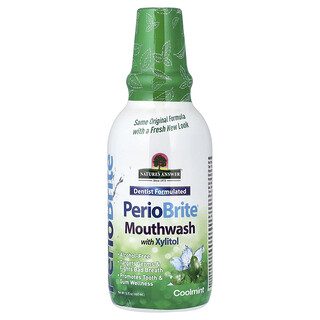 Nature's Answer, PerioBrite, Mouthwash with Xylitol, Coolmint, 16 fl oz (480 ml)