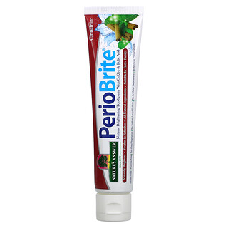 Nature's Answer, PerioBrite, Naturally Brightening Toothpaste with CoQ10 & Folic Acid, Cinnamint, 4 oz (113.4 g)