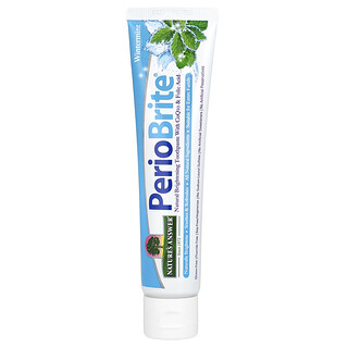 Nature's Answer, PerioBrite®, tandpasta med xylitol, flourfri, vintermynte, 113,4 g