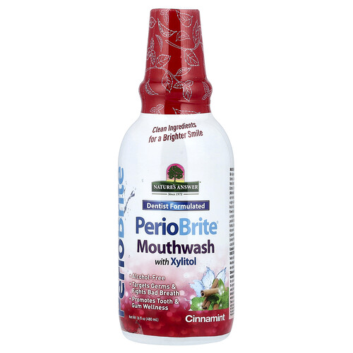 Nature's Answer, PerioBrite, Mundwasser mit Xylitol, 50 ml (16 ml)