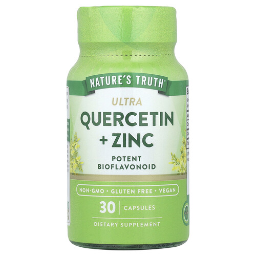Nature's Truth Ultra Quercetin + Zinc, 30 Capsules