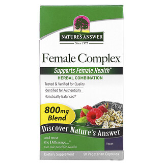Nature's Answer, Weiblicher Komplex, Kräuter-Kombination, 400 mg, 90 vegetarische Kapseln