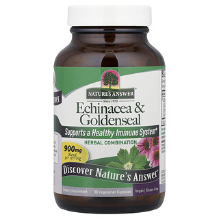 Nature's Answer, Échinacée et hydraste du Canada, 90 capsules végétariennes