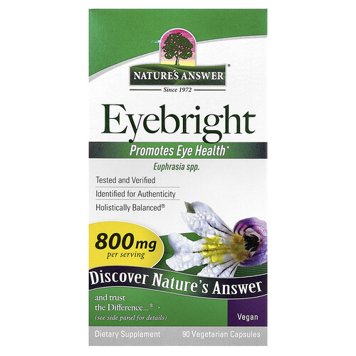 Nature's Answer Eyebright, 90 Vegetarian Capsules (400 mg per Capsule)