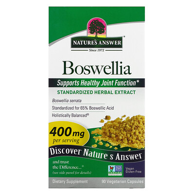 

Nature's Answer Boswellia 400 mg 90 Vegetarian Capsules
