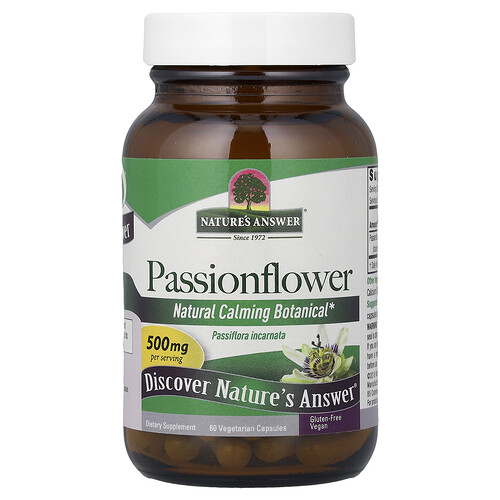 Nature's Answer Passionflower, 60 Vegetarian Capsule (250 mg per Capsule)