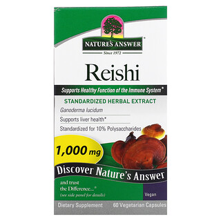 Nature's Answer, Reishi, 500 mg, 60 Vegetarian Capsules