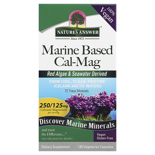 Nature's Answer, Marine Based Cal-Mag, 120 Vegetarian Capsules