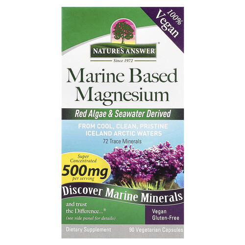 Nature's Answer, Marine Based Magnesium, 90 Vegetarian Capsules