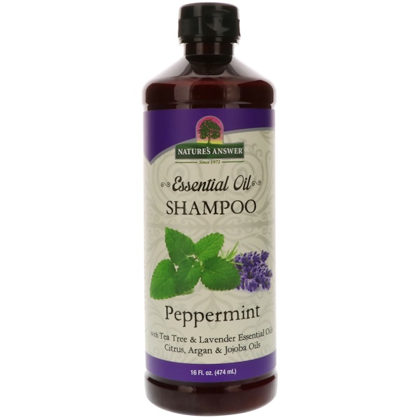 Nature's Answer, Essential Oil, Shampoo, Peppermint, 16 fl oz (474 ml