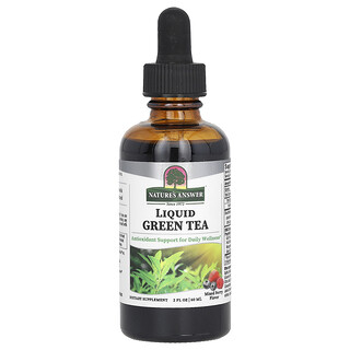 Nature's Answer, Liquid Green Tea, flüssiger grüner Tee, gemischte Beeren, 60 ml (2 fl. oz.)