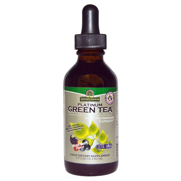 Nature's Answer, Platinum Green Tea, High Antioxidant, Mixed Berry