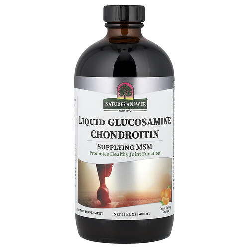 Nature's Answer, Liquid Glucosamine Chondroitin, Orange, 16 fl oz (480 ml)