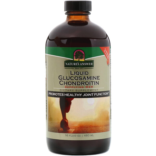 Nature's Answer, Liquid Glucosamine Chondroitin, Tangerine Flavored, 16 fl oz (480 ml) iHerb