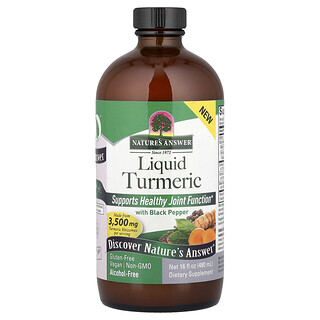 Nature's Answer, Liquid Turmeric with Black Pepper, Alcohol-Free, 16 fl oz (480 ml)