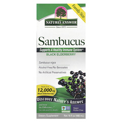 Sambucus, чорна бузина, без спирту, 2500 мг, 480 мл (16 рідк. унцій)