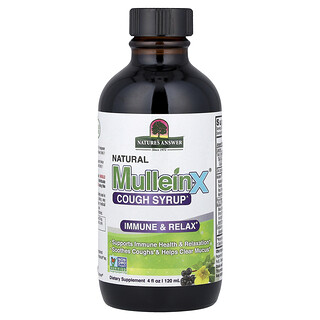 Nature's Answer, Natuurlijke Mullein-X® hoestsiroop, 120 ml
