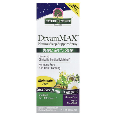 Photos - Vitamins & Minerals Natures Nature's Answer, DreamMAX™, Natural Herbal, 2 fl oz NTA-26270 (60 ml)