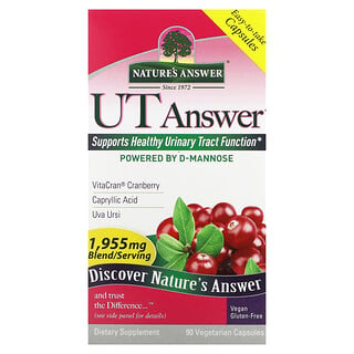 Nature's Answer‏, UT Answer ، 1955 ملجم ، 90 كبسولة نباتية (651.66 ملجم لكل كبسولة)