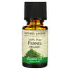 Nature's Answer, Organic Essential Oil, 100% Pure, Fennel, 0.5 fl oz (15 ml)