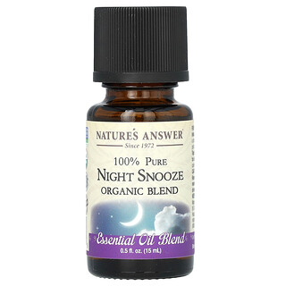 Nature's Answer, Mezcla de aceites esenciales orgánicos, Descanso nocturno, 15 ml (0,5 oz. líq.)