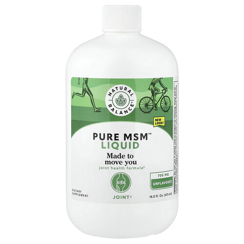 Natural Balance Pure MSM™ Liquid, Unflavored, 16 fl oz (473 ml)