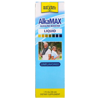 Natural Balance AlkaMax, жидкий алкалиновый бустер, без запаха, 1 ж. унц. (30 мл)