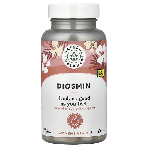 Natural Balance Natural Balance, Diosmin, 60 Tablets (500 mg per Tablet)