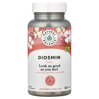 Natural Balance, Diosmina, 60 comprimidos (500 mg por comprimido)