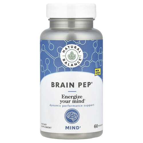 Natural Balance, Brain Pep®, 60 pflanzliche Kapseln