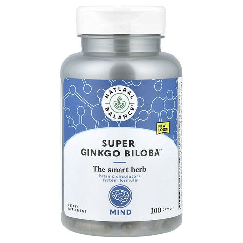 Natural Balance, Super Ginkgo Biloba™, 100 Kapseln
