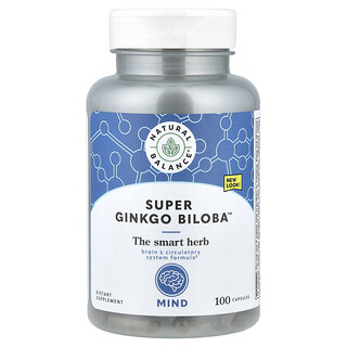 Natural Balance, Super Ginkgo Biloba™, 100 Kapsul