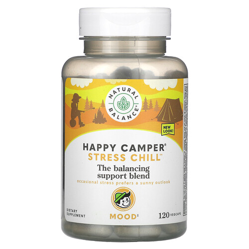 Natural Balance, Happy Camper, Stress Chill, 120 Vegcaps
