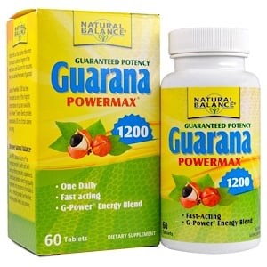 Отзывы о Натуре Баланс, Guarana Powermax 1200, 60 Tablets