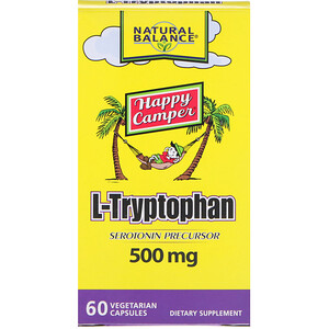 Отзывы о Натуре Баланс, L-Tryptophan, 500 mg, 60 Vegetarian Capsules