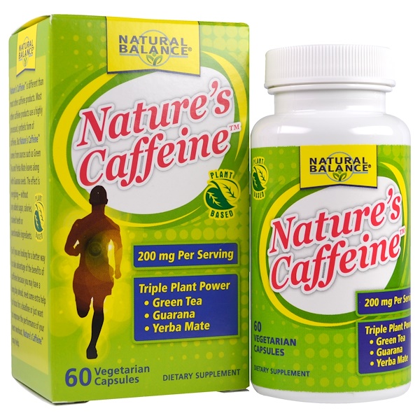 Natural Balance, Nature's Caffeine, 60 Veggie Caps iHerb