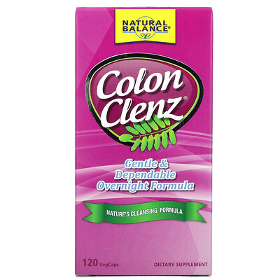 

Natural Balance Colon Clenz, 120 вегетарианских капсул