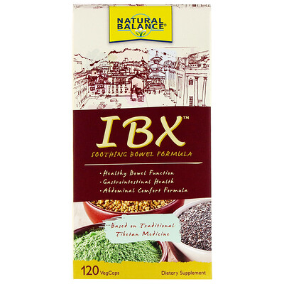 Natural Balance IBX Soothing Bowel Formula, 120 вегетарианских капсул