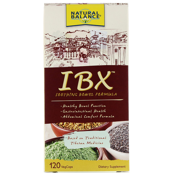 Natural Balance, IBX Soothing Bowel Formula, 120 Veg Caps