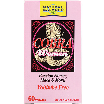 Natural Balance Cobra Women, 60 VegCaps