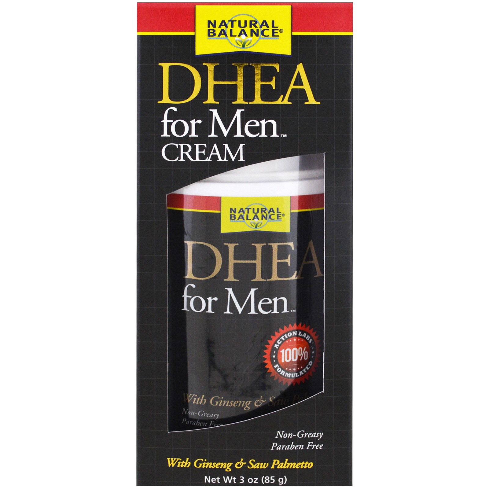 Natural Balance Dhea For Men Cream 3 Oz 85 G Iherb