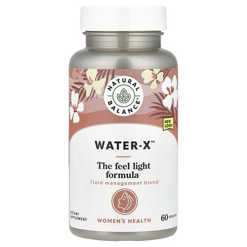 Natural Balance, Women's Health, Water-X™, 60 VegCaps