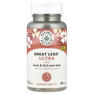 Natural Balance, Women's Health, Great Legs™ Ultra, 60 cápsulas vegetales
