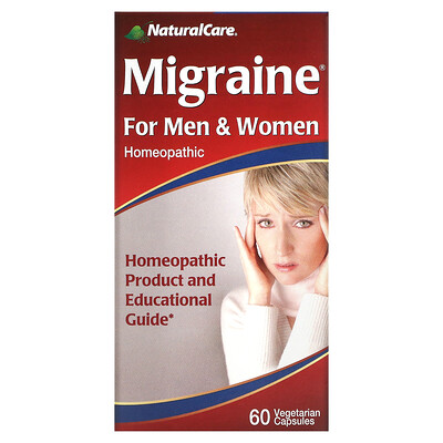 

NaturalCare, Migraine, For Men and Women, 60 Vegetarian Capsules