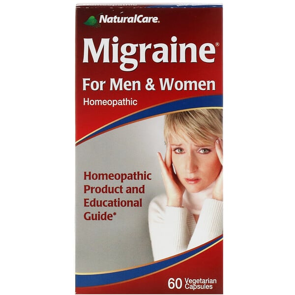 NaturalCare, Migraine, For Men and Women, 60 Capsules