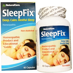 Natural Care, Средство для улучшения сна SleepFix, 60 капсул