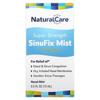 NaturalCare, Super Strength SinuFix Nasal Mist, 0.5 fl oz (15 ml)