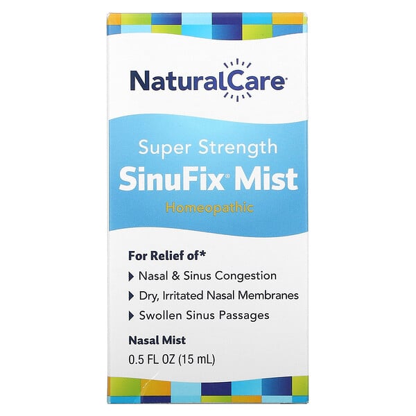 NaturalCare, SinuFix, суперсильный назальный спрей, 15 мл (0,5 жидк. унции)